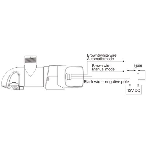 LÄNSPUMP LÅGPROFIL AUTO 1100